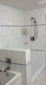frameless shower door install 163x300